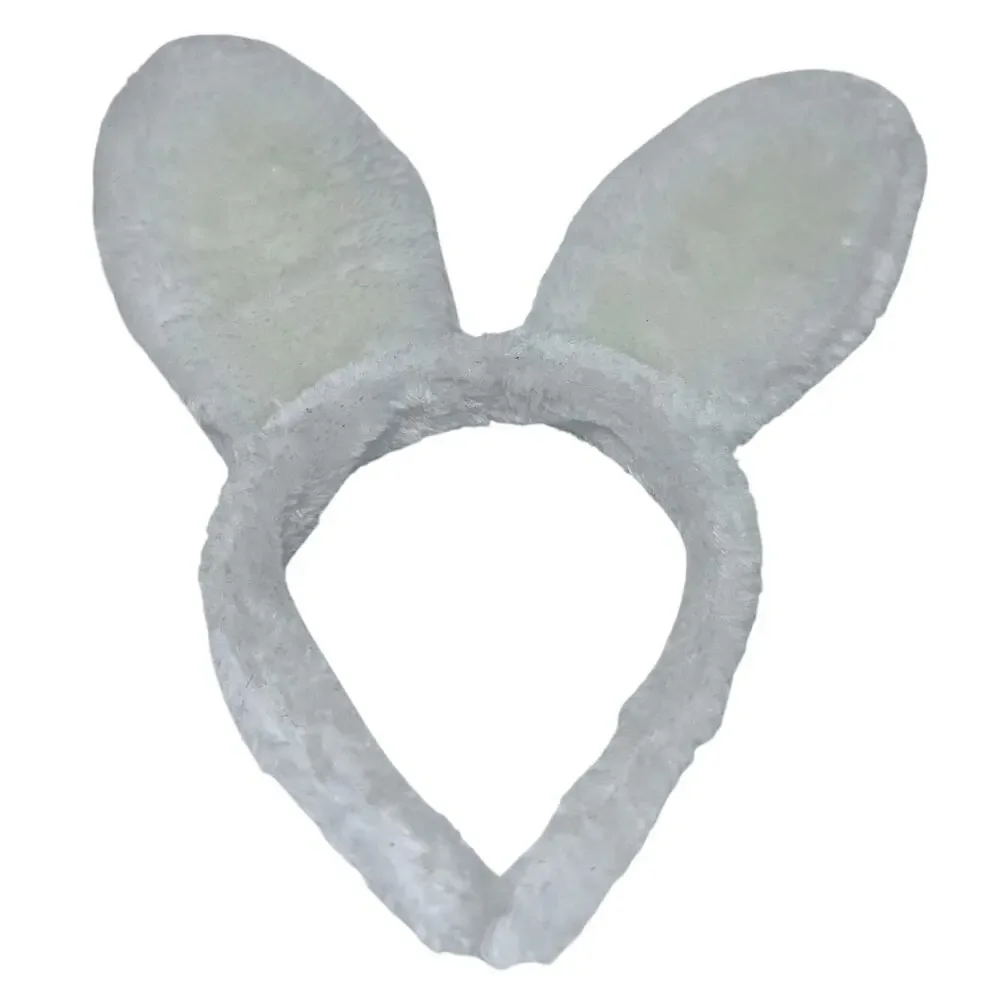 Yellow Gingham Easter Bunny Ears Headband Costume Accessory Adult & Child Size